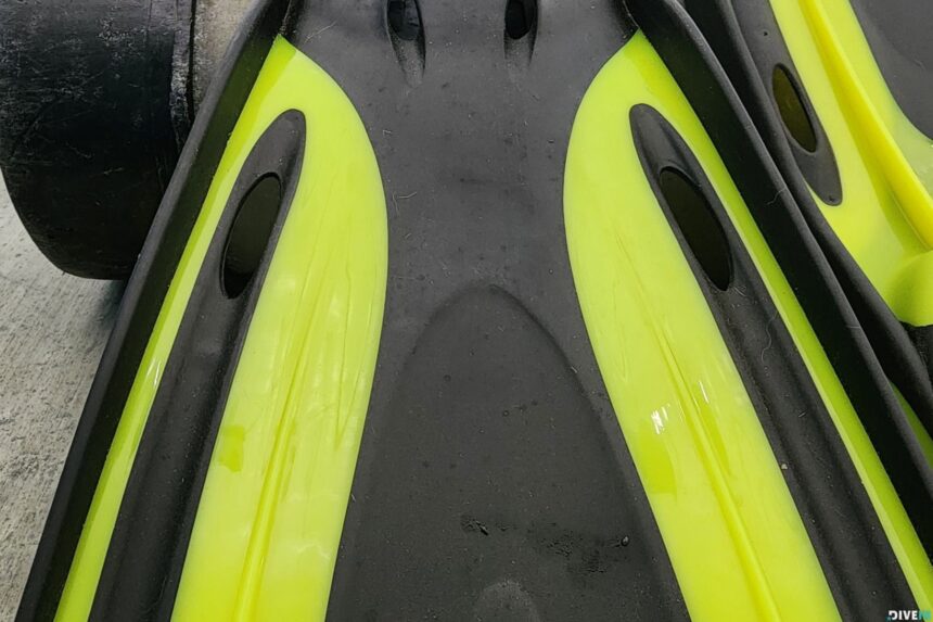 For our testing we used the neon yellow/black fins