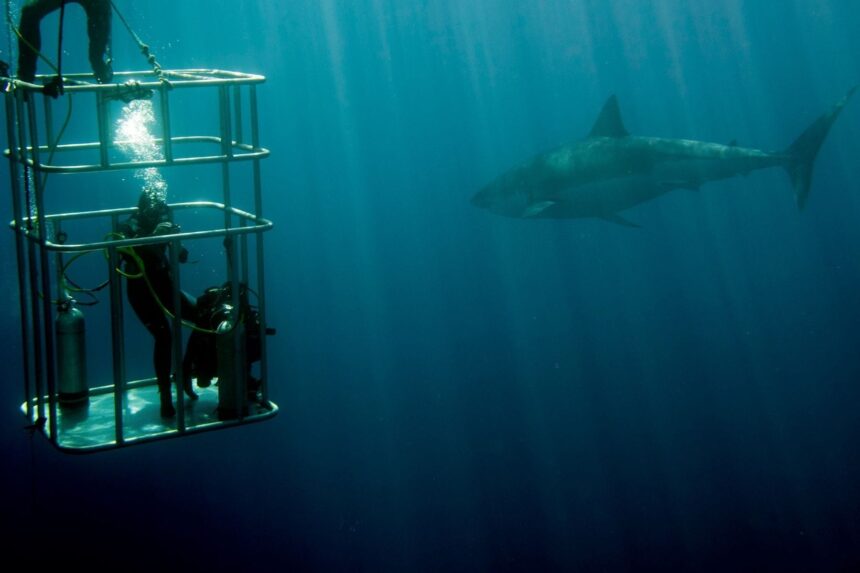 Diving In Australia Shark Cage Cage diving with great white sharks near Port Lincoln