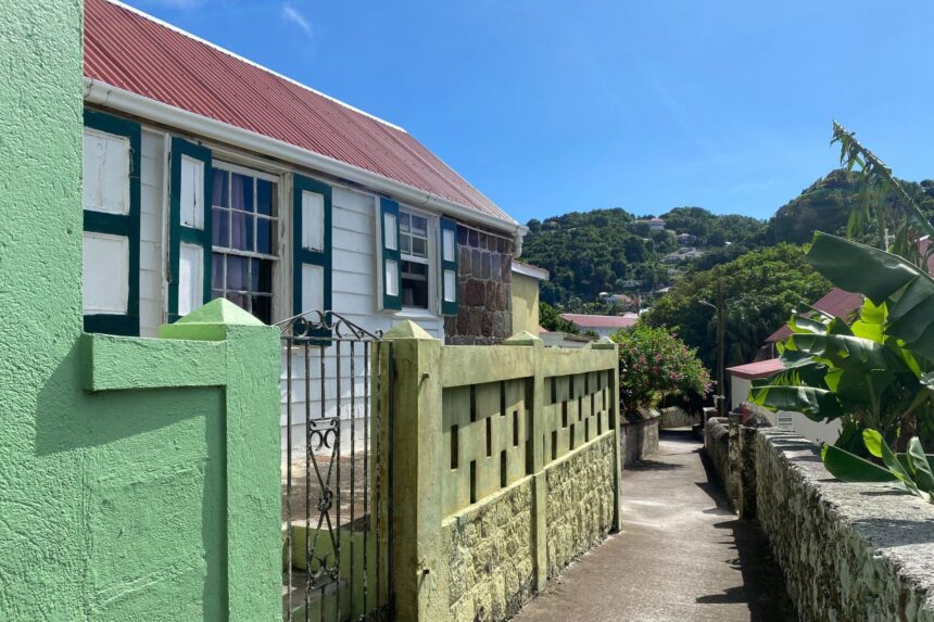 Windwardside is full of picturesque alleyways to explore.