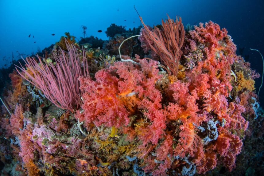 Diving The Solomon Islands Corals Marovo Lagoon has some amazing soft coral sites. (Photo by Tanya Burnett)