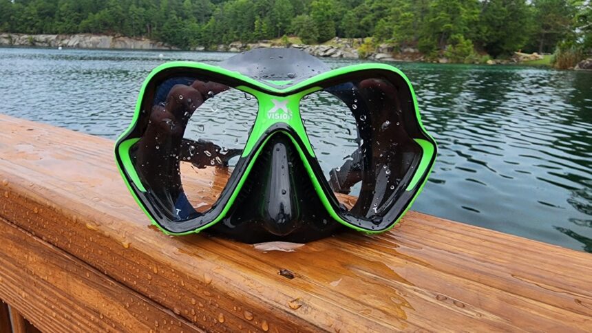 The Mares X-Vision is a low-volume, framed mask that comes in a wide variety of colors.