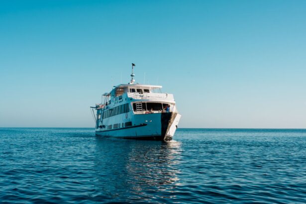Humboldt Explorer liveaboard cruising open ocean under a clear blue sky