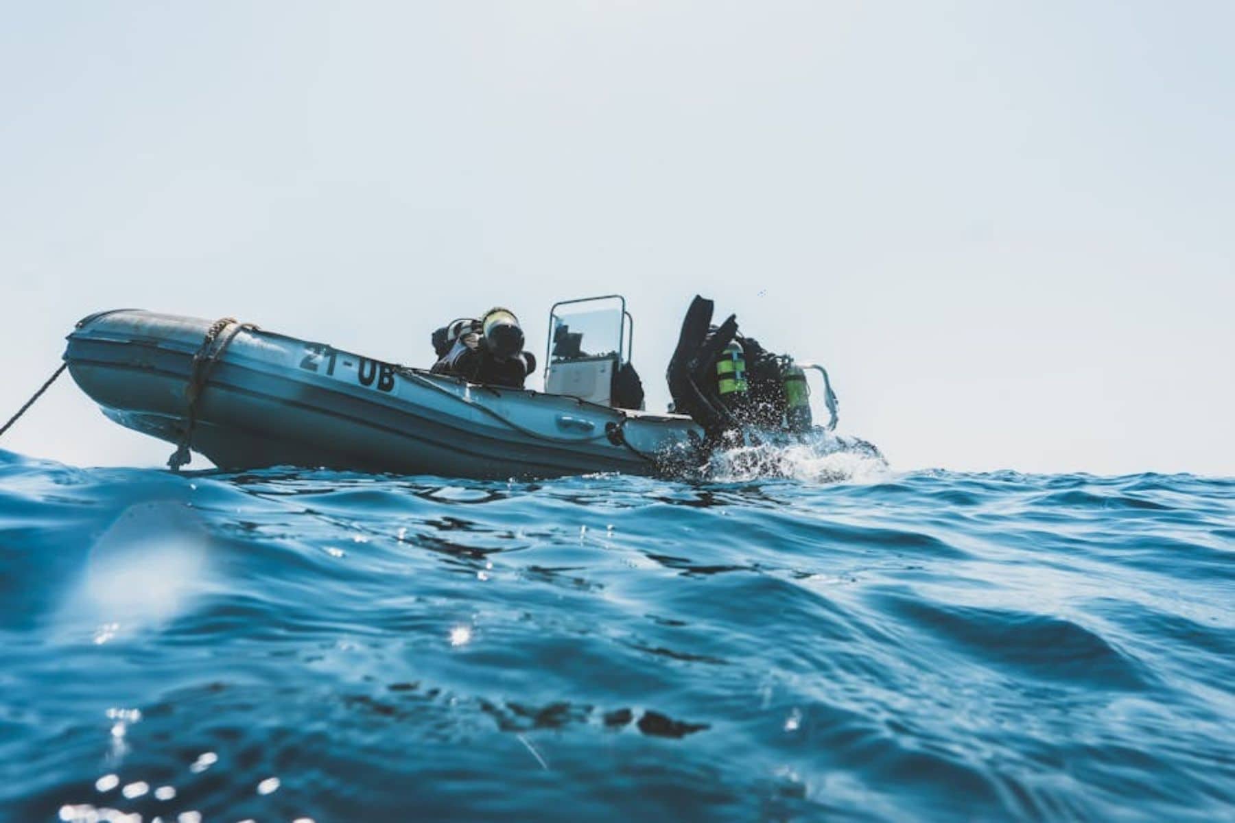 A boat on open water ready for a day of diving