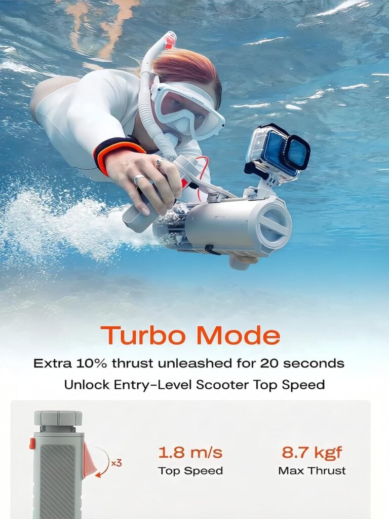 P1 Lite Underwater Scooter with Camera Mount - Image 3