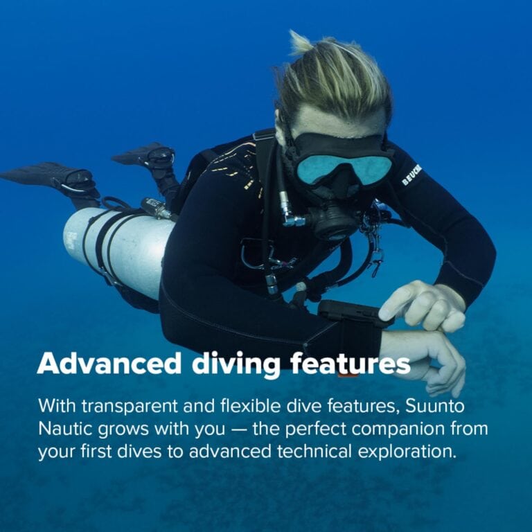 Suunto Nautic Dive Computer with Bungee Cord Mount - Image 5