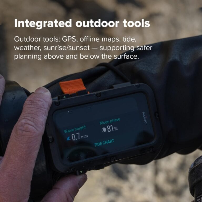 Suunto Nautic Dive Computer with Bungee Cord Mount - Image 6