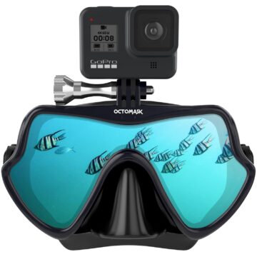 Octomask Frameless Scuba Diving Mask with GoPro Mount