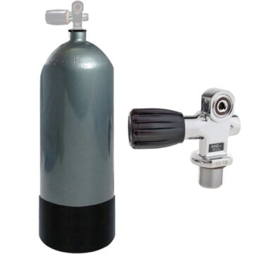 XS Scuba Faber High Pressure Steel Scuba Tank