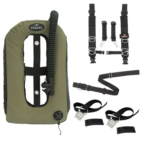 Dive Rite Aircell Travel Wing with Trans-Plate Harness System