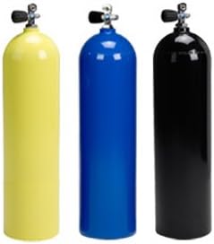 Sherwood Aluminum 100 CF Scuba Tank in Yellow