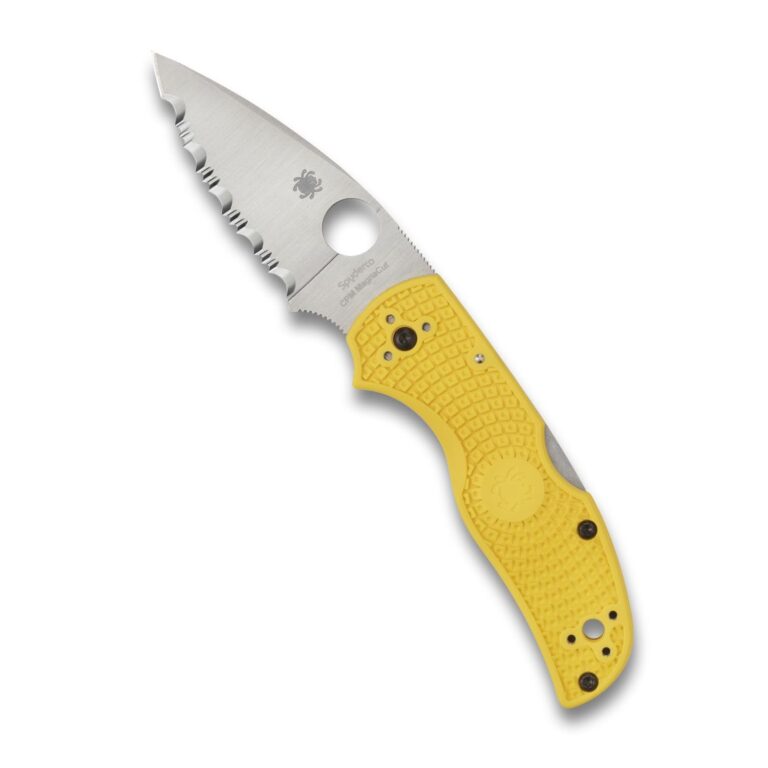 Spyderco Native 5 Lightweight Folding Pocket Knife SpyderEdge Yellow