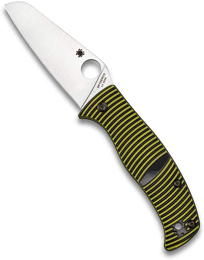 Spyderco Caribbean Folding Pocket Knife with LC200N Blade