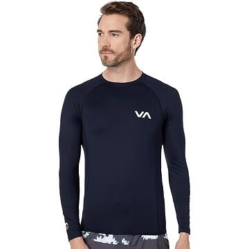 RVCA Men's Long Sleeve Rashguard Surf Shirt
