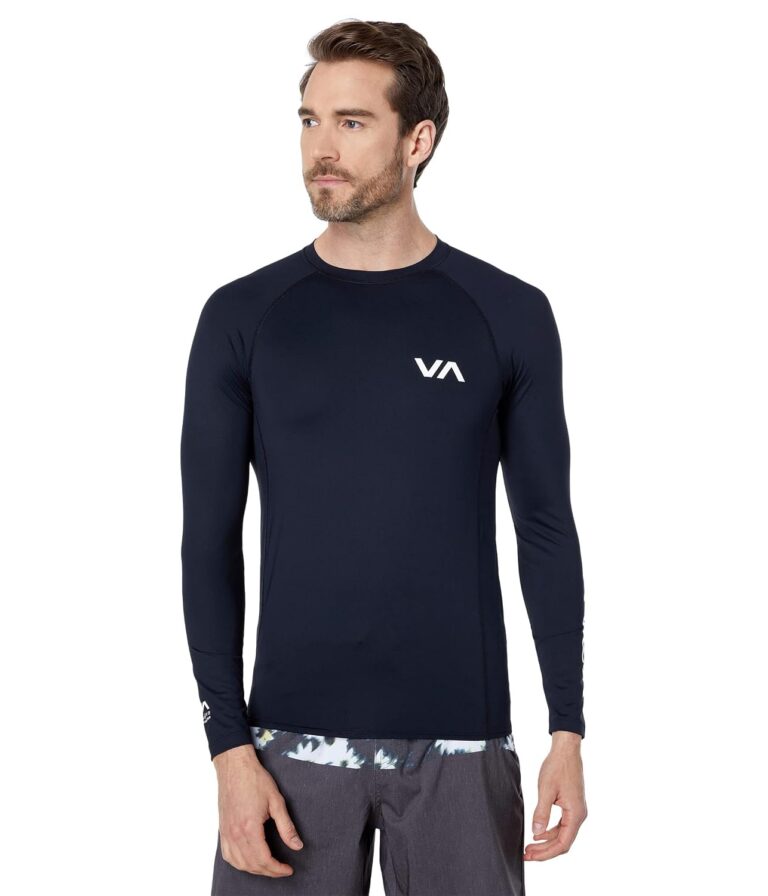 RVCA Men’s Long Sleeve Rashguard Surf Shirt