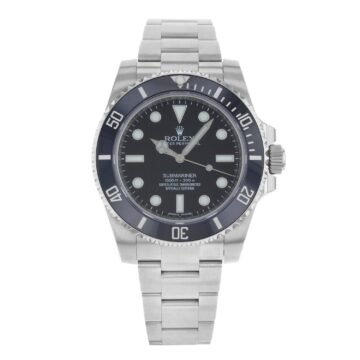 Rolex Submariner 114060 Oystersteel 40mm Black Dial Watch