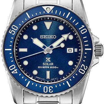 Seiko Prospex Solar Dive Watch for Men