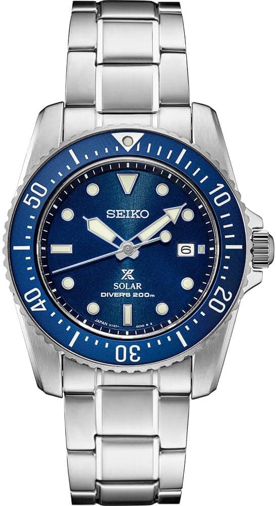 Seiko Prospex Solar Dive Watch for Men