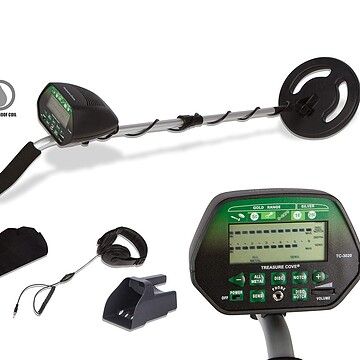 Treasure Cove 3020 Metal Detector Kit with Accessories