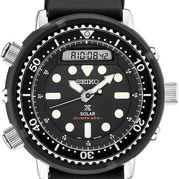 Seiko Prospex Solar Hybrid Dive Watch for Men