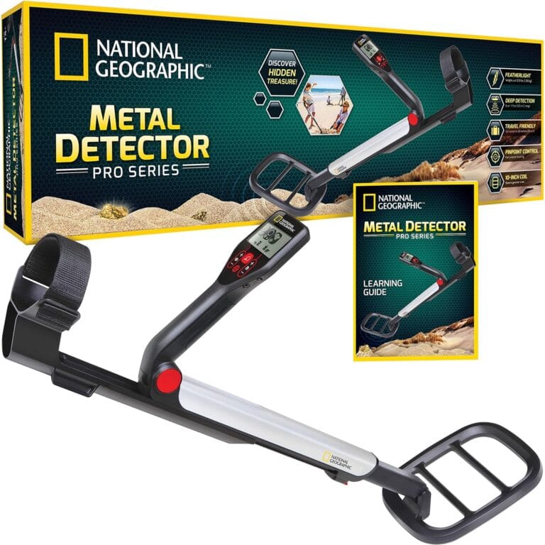 National Geographic Pro Series Metal Detector and Pinpointer Set