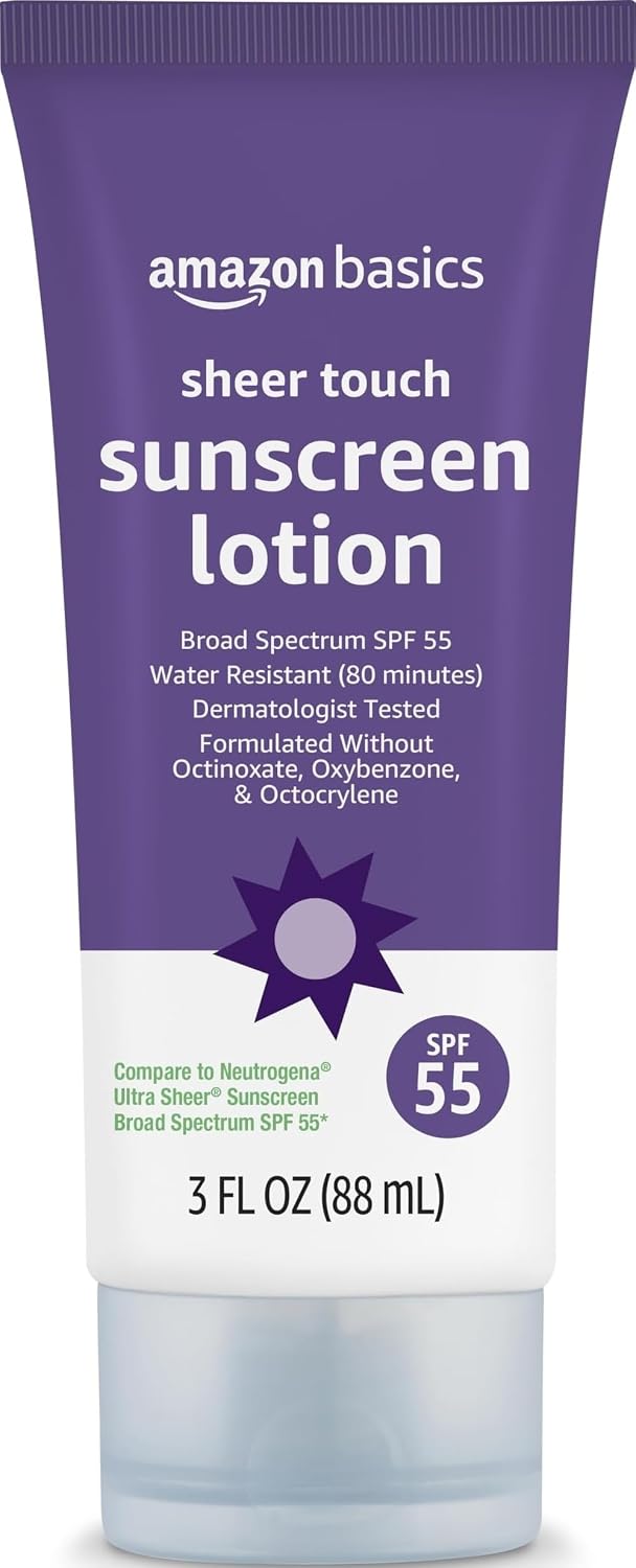 Amazon Basics Broad Spectrum Facial Sunscreen SPF 55