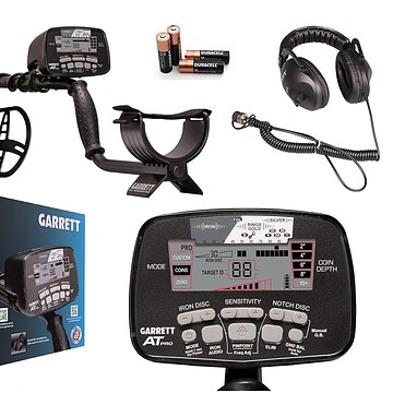 Garrett AT Pro Waterproof Metal Detector with Headphones