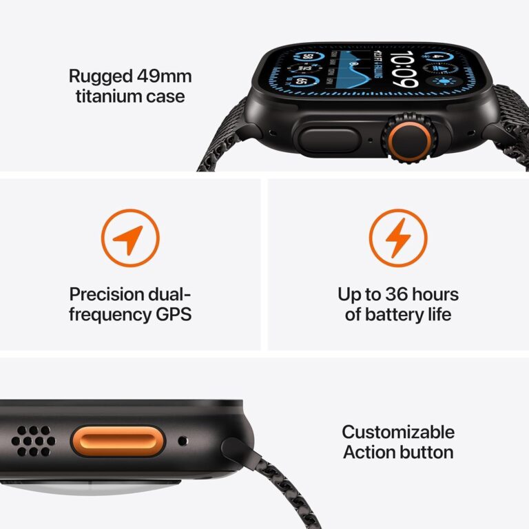 Apple Watch Ultra 3 49mm Black Titanium - Image 5