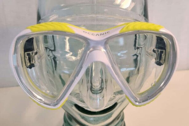 Front view of the Oceanic Discovery showing the quick-release buckles set into the silicone skirt